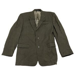 12-28 BURBERRY'S Men's Sport Coat Black/Yellow Size EU54/US46/Large